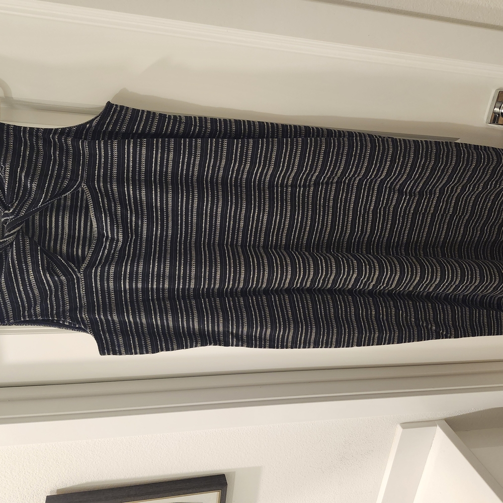 Striped Black and White Dress